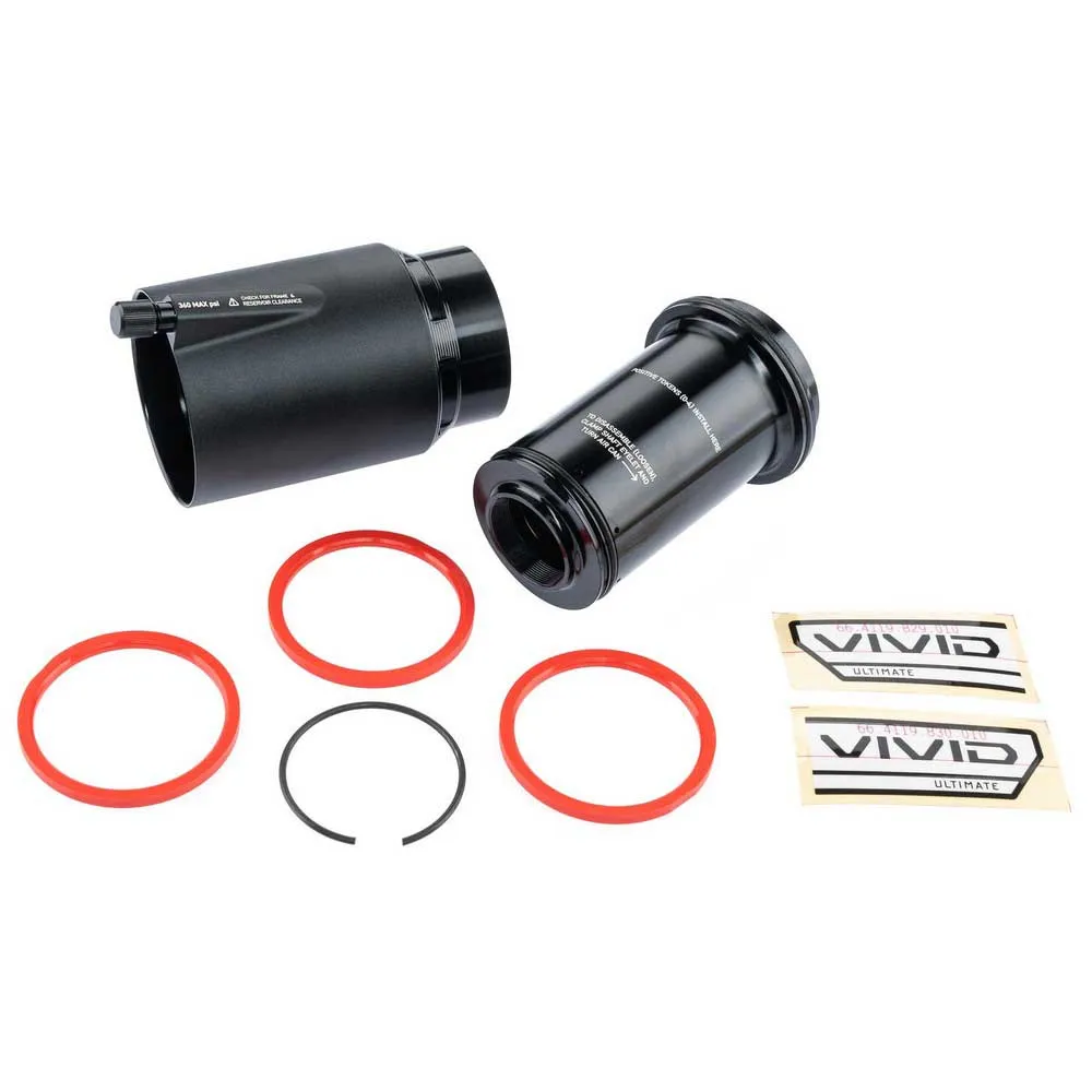 Rock Shox 185/210x47.5-55 Mm Vivid C1+ 2024+ Bakre Støtdemper Luftpatronsett, Black, One Size Rock Shox 185/210x47.5-55 Mm Vivid C1+ 2024+ Bakre Støtdemper Luftpatronsett, Black, One Size