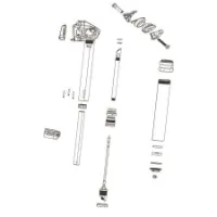 Rock Shox 225 Mm Reverb Axs B1 Overrør Rock Shox 225 Mm Reverb Axs B1 Overrør