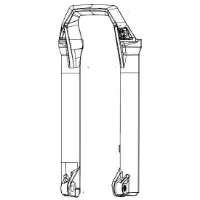 Rock Shox 27´´ 15x110 Mm Boost™ 38 Mm Zeb Ultimate A1+ 2023+ Gaffel Senkes Rock Shox 27´´ 15x110 Mm Boost™ 38 Mm Zeb Ultimate A1+ 2023+ Gaffel Senkes