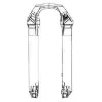 Rock Shox 27´´ 15x110 Mm Boost™ Lyrik Select/select Plus D1+ 2023+ Gaffel Senkes Rock Shox 27´´ 15x110 Mm Boost™ Lyrik Select/select Plus D1+ 2023+ Gaffel Senkes