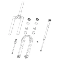 Rock Shox 27´´ 15x110 Mm Boost™ Pike Select/select Plus C1+ 2023+ Gaffel Senkes Rock Shox 27´´ 15x110 Mm Boost™ Pike Select/select Plus C1+ 2023+ Gaffel Senkes