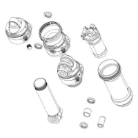 Rock Shox 27.5-35 Mm Sid Luxe Flight Attendant A2+ 2025+ Sett Med Bakre Støtdemper