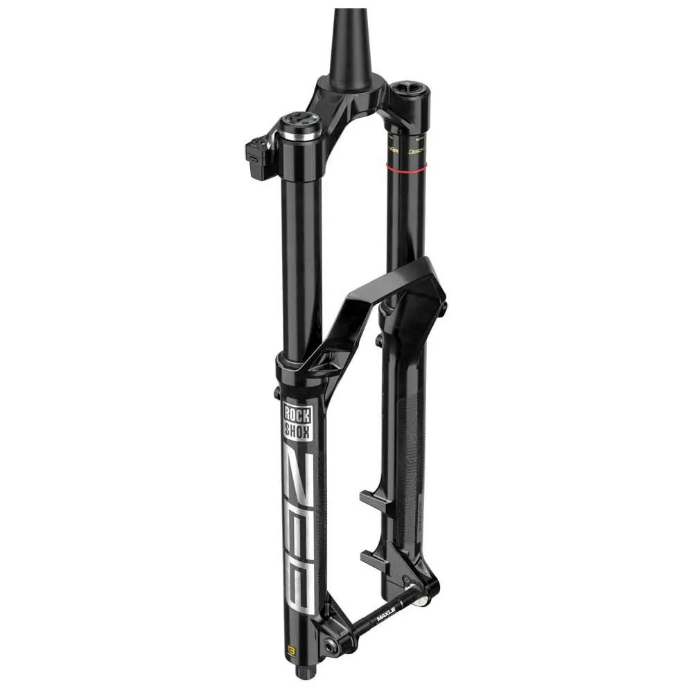 Rock Shox 29´´ 15x110 Mm Boost™ Zeb Ultimate A1+/zeb Flight Attendant A2+ 2023+ Gaffel Senkes, Gloss black, One Size