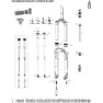 Rock Shox B4 80-100 Mm 27´´ Boost Ultimate Gaffel Senkes, Black, One Size