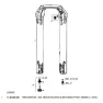 Rock Shox Boxxer C1 2019+ 29´´ Boost Ultimate Gaffel Senkes, Red, One Size