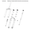 Rock Shox Boxxer Ultimate Klistremerkesett, Polar foil for gloss black, 27.5-29"