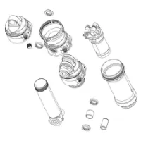 Rock Shox Compression/rebound Vivid C1+ 2024+ Servicesett Rock Shox Compression/rebound Vivid C1+ 2024+ Servicesett