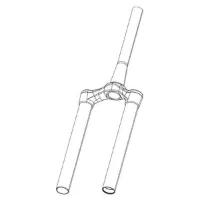 Rock Shox Csu Debonair 27b/29b 63 Od 44 Offset Gaffel For Krone/styrerør/overrør-samling