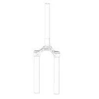 Rock Shox Csu Solo Air 45 Offset Rudy Xplr Base/ultimate A1 Gaffel For Krone/styrerør/overrør-samling