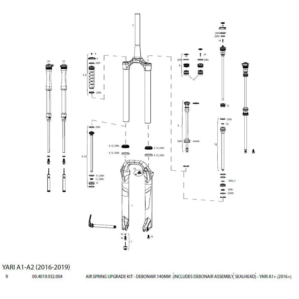 Rock Shox Debonair Yari Patron
