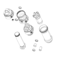Rock Shox Deluxe Coil B1+/super Deluxe Coil B1+ 2023+ 37.5-45 Mm Sett Med Bakre Støtdemper Rock Shox Deluxe Coil B1+/super Deluxe Coil B1+ 2023+ 37.5-45 Mm Sett Med Bakre Støtdemper