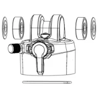 Rock Shox Deluxe Select Plus C1 2023+ Trunnion Bakre Støtdempersett