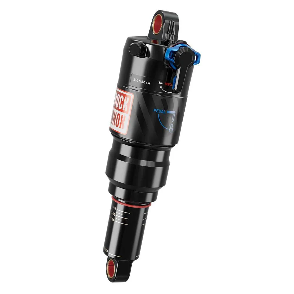 Rock Shox Deluxe Ultimate Rct Trunnion Støtdemper, Black, 57.5mm, 205mm