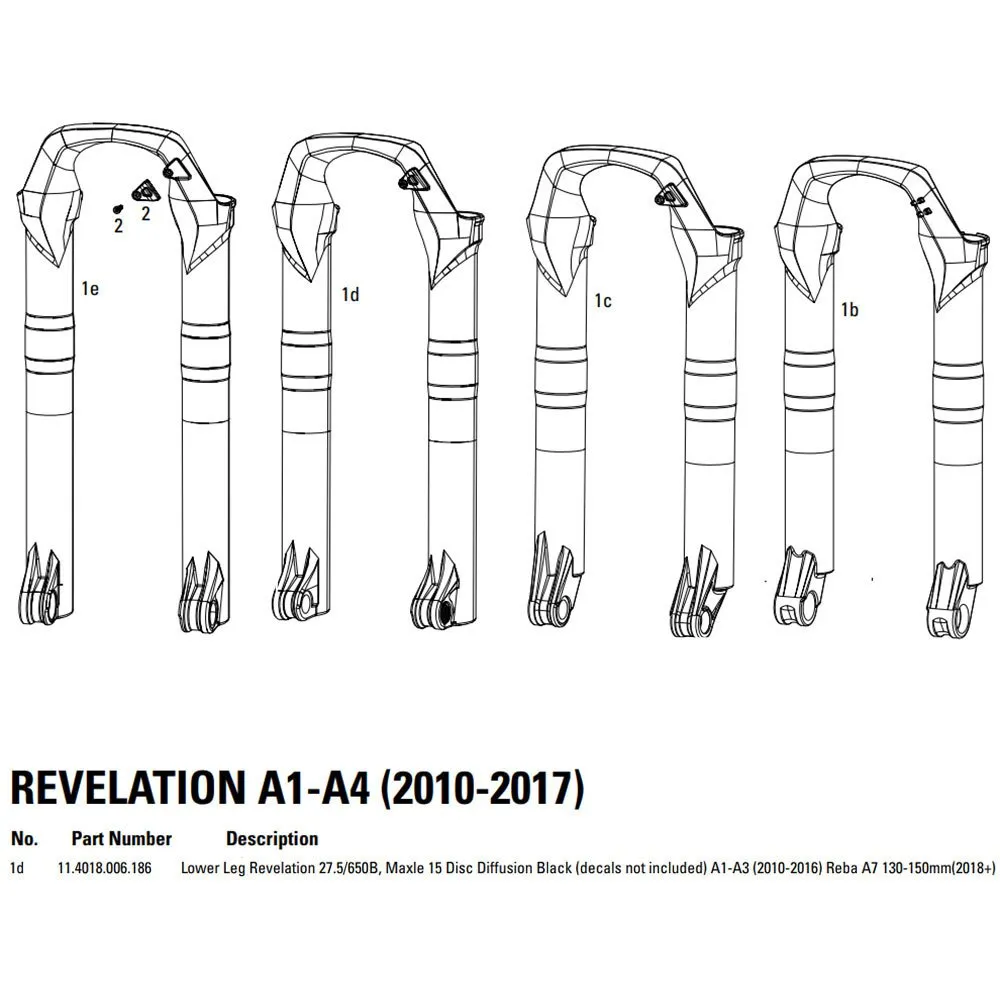 Rock Shox Erstatning Av Nedre Ben Med Åpenbaringsdiffusjon