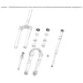 Rock Shox Gaffelkompresjonslader 2 Rl Sid Select Plus Remote, Black, 35mm