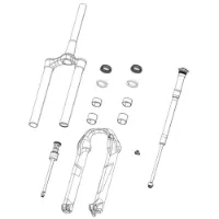 Rock Shox Gull Moco/paragon Rl A1 Komprimeringsdemper Med Fjernkontroll Rock Shox Gull Moco/paragon Rl A1 Komprimeringsdemper Med Fjernkontroll