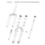Rock Shox Lyrik Select Klistremerkesett, Grey for gloss black, 27.5-29"