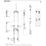 Rock Shox Lyrik/yari 27.5´´ 170 Mm Solo Air Left Innvendige Fjærdeler, Black, One Size