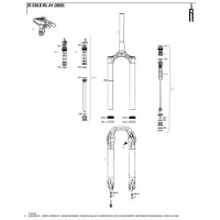Rock Shox Oneloc Remote Upgrade Kit Right Above/left Below 35 Gold A1 Plus Sett