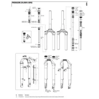 Rock Shox Paragon Gold Fjernlåsingssett Rock Shox Paragon Gold Fjernlåsingssett