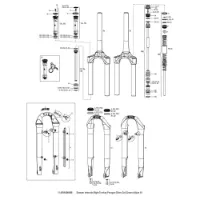 Rock Shox Paragon Silver Coil Kompresjonsdemper Rock Shox Paragon Silver Coil Kompresjonsdemper