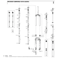 Rock Shox Pike 27´´/29´´ 160 Mm Dual Position Air Left Springs Interne Rock Shox Pike 27´´/29´´ 160 Mm Dual Position Air Left Springs Interne