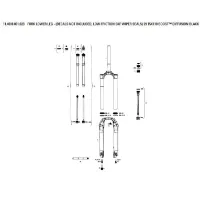 Rock Shox Pike B1-b2/select/select Plus B3/revelation Flask Gaffel Senkes Rock Shox Pike B1-b2/select/select Plus B3/revelation Flask Gaffel Senkes