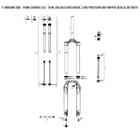 Rock Shox Pike Ultimate B3 Flask Gaffel Senkes Rock Shox Pike Ultimate B3 Flask Gaffel Senkes