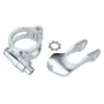 Rock Shox Pushloc Right Låsestangdeksel, Silver, One Size