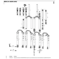 Rock Shox Reba/sidb 26 90 Mm Solo Air 13 Innvendige Fjærdeler