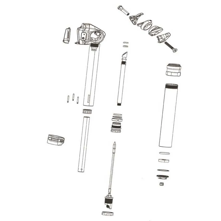 Rock Shox Reverb Axs B1+ 2026 øvre Stempel 34.9 Mm Rock Shox Reverb Axs B1+ 2026 øvre Stempel 34.9 Mm