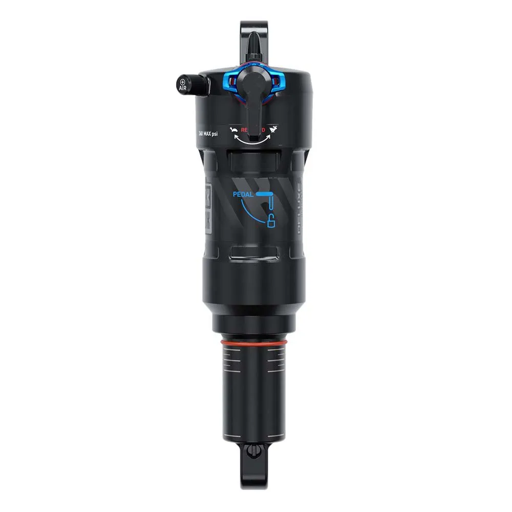 Rock Shox Rs Deluxe Ultimate Rct Linear Air 0neg/0pos Tokens Linearreb/dcomp 380lb Lockout Støtdemper, Black, 50mm, 185mm