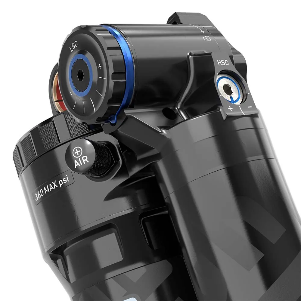 Rock Shox Rs Super Deluxe Ultimate Rc2t Linear Air 0neg/1pos Tokens Støtdemper, Black, 57.5mm, 230mm