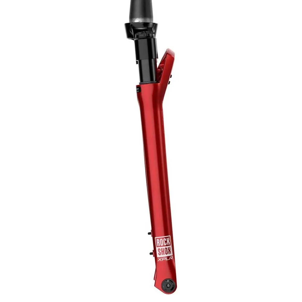 Rock Shox Rudy Ultimate Xplr Race Day 2 12 X 100 Mm 51 Mm Offset Gravel Gaffel, Red, 700C, 30mm Rock Shox Rudy Ultimate Xplr Race Day 2 12 X 100 Mm 51 Mm Offset Gravel Gaffel, Red, 700C, 30mm