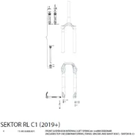 Rock Shox Sektor Rl Remote Gaffel Senkes Rock Shox Sektor Rl Remote Gaffel Senkes