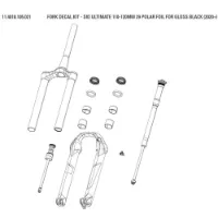 Rock Shox Sid Ultimate Klistremerkesett Rock Shox Sid Ultimate Klistremerkesett