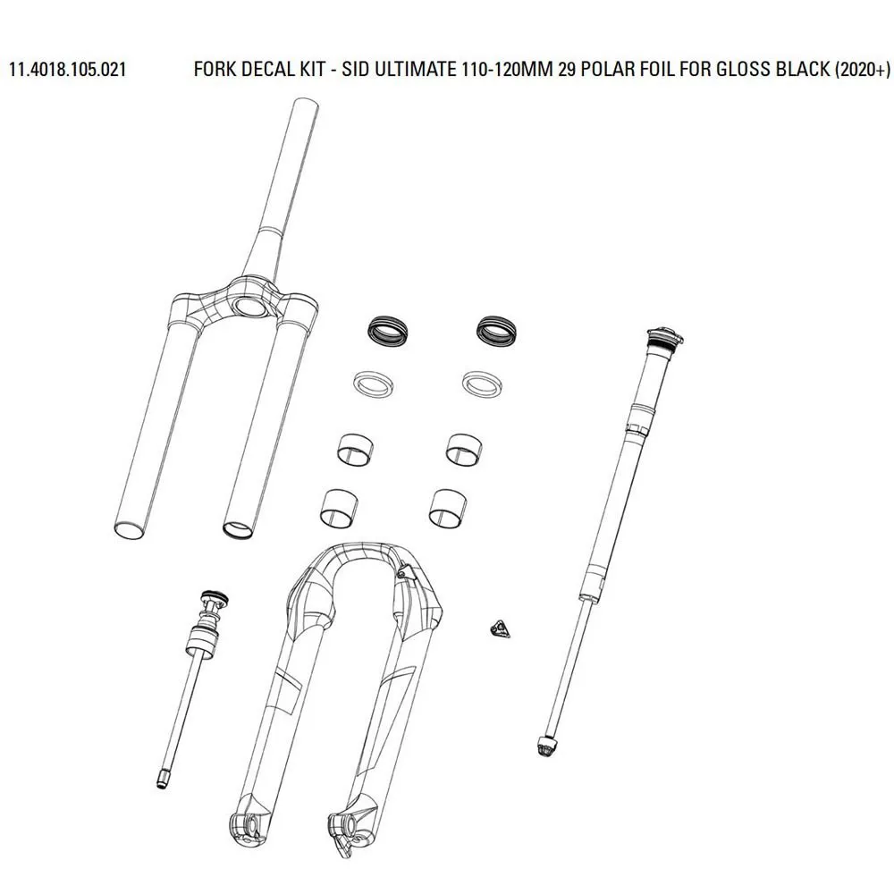 Rock Shox Sid Ultimate Klistremerkesett