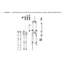 Rock Shox Sid World Cup/rlc/xx/rl 27´´ 42 Offset Solo Air Carbon Taper Gaffel For Krone/styrerør/overrør-samling Rock Shox Sid World Cup/rlc/xx/rl 27´´ 42 Offset Solo Air Carbon Taper Gaffel For Krone/styrerør/overrør-samling