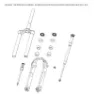 Rock Shox Solo Air 29/27.5´´ Servicesett, Silver, 100-160mm