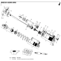 Rock Shox Støtdemperhus/gjenget Krageenhet