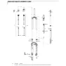 Rock Shox Styrerør/styrelagerkrone/Øvre Rør Debonair 46 Offset For Lyrik Ultimate, Black, 27.5"