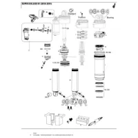Rock Shox Super Deluxe Air/coil Rct/rc Bakre Støtdemperreservoaret