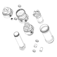 Rock Shox Super Deluxe Thrushaft C1 2021 57.5 Mm Rear Shock Damper Body Selskap Rock Shox Super Deluxe Thrushaft C1 2021 57.5 Mm Rear Shock Damper Body Selskap