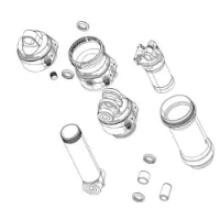 Rock Shox Super Deluxe Thrushaft C1 2021 62.5 Mm Rear Shock Damper Body Selskap