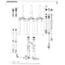 Rock Shox Totem 180 Mm Solo Air Left Innvendige Fjærdeler, Black / silver, One Size