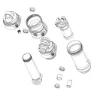 Rock Shox Vivid Trunnion 67.5 C1+ 2024+ Bakre Støtdempersett, Multicolor, One Size