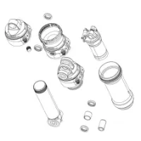 Rock Shox Vivid Trunnion 70 C1+ 2024+ Bakre Støtdempersett Rock Shox Vivid Trunnion 70 C1+ 2024+ Bakre Støtdempersett