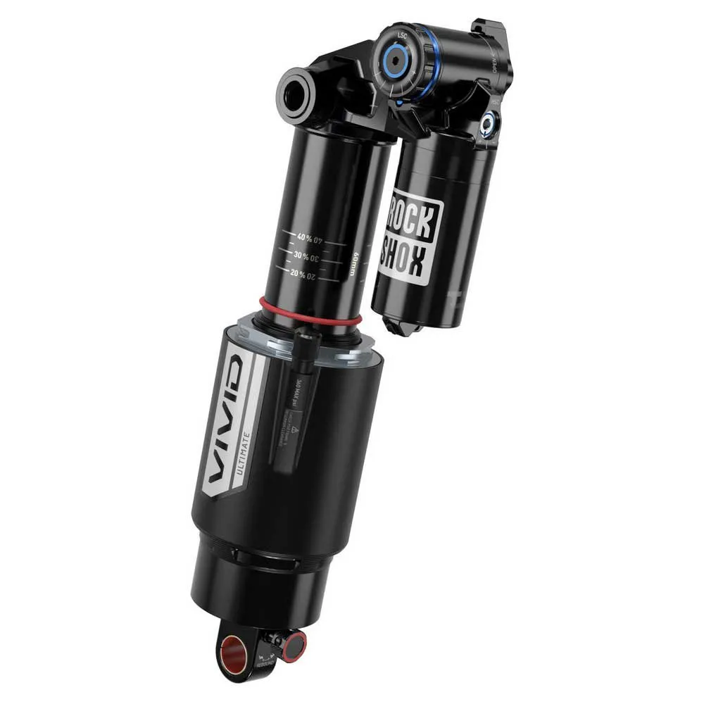 Rock Shox Vivid Ultimate Rc2t Reb25/comp37 Standard/bearing Nukeproof Mega Støtdemper, Black, 62.5mm, 230mm
