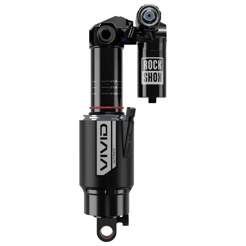 Rock Shox Vivid Ultimate Rc2t Reb25/comp37 Standard/standard Yt Capra 29 Støtdemper, Black, 65mm, 230mm