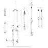 Rock Shox Yari Klistremerker, White, One Size
